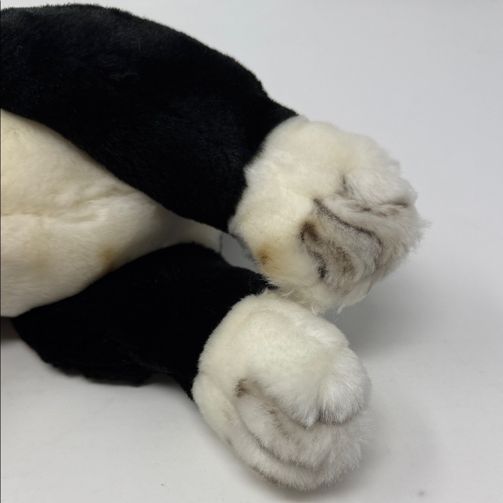 Animal Alley 13” long Plush Black & White Bulldog Stuffed Animal Toy - Kids - Picture 7 of 11